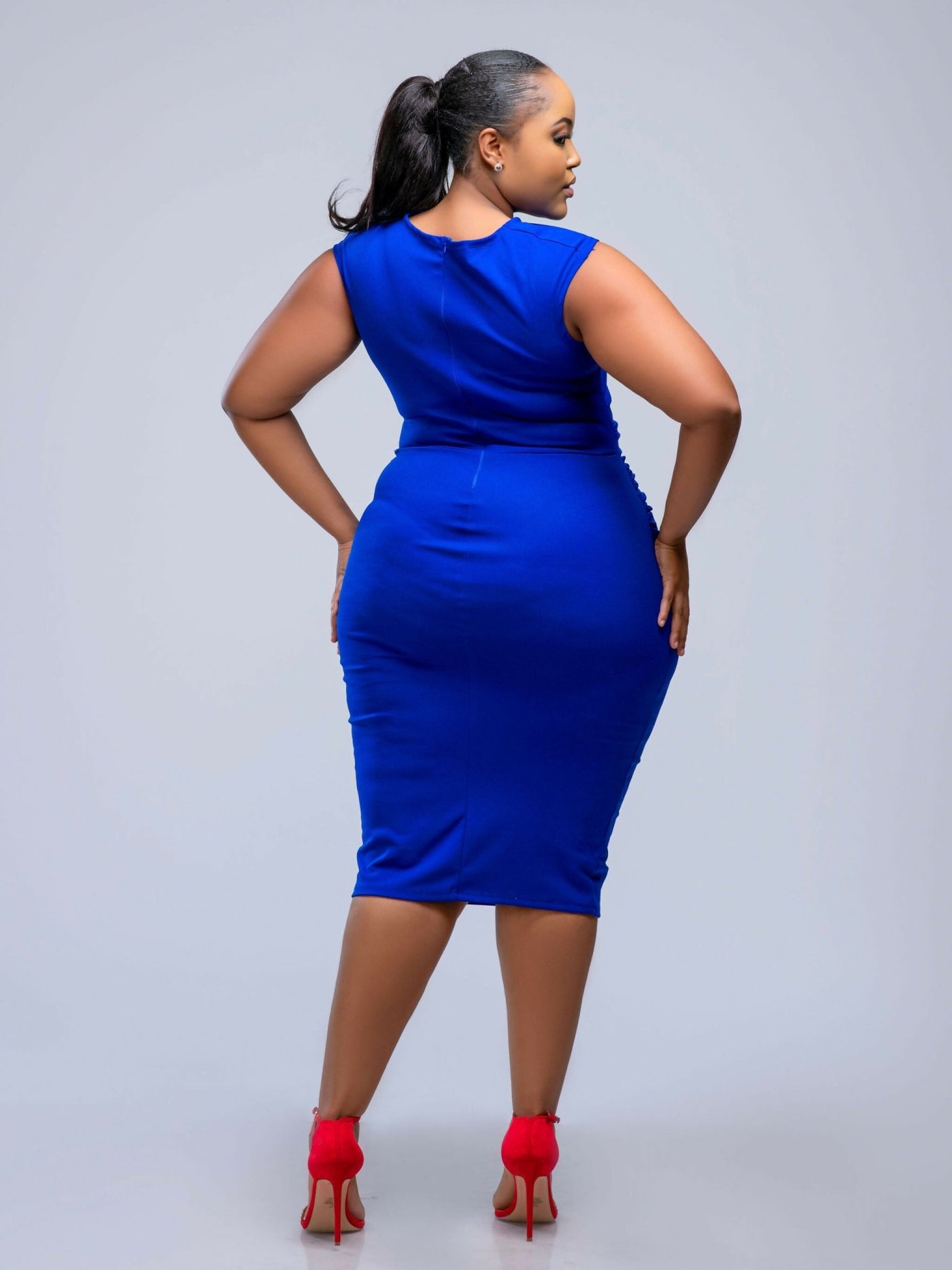 Plainchic Chelu Bodycon - Cobalt Blue - Shopzetu