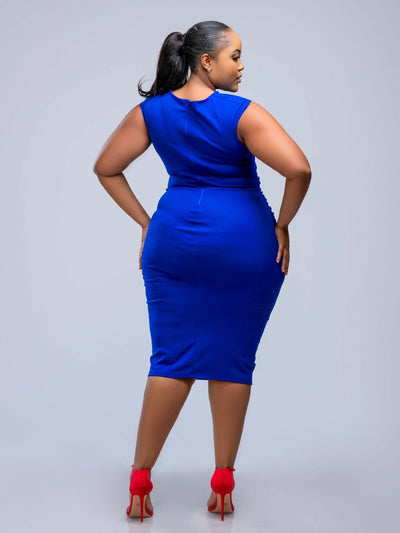 Plainchic Chelu Bodycon - Cobalt Blue - Shopzetu