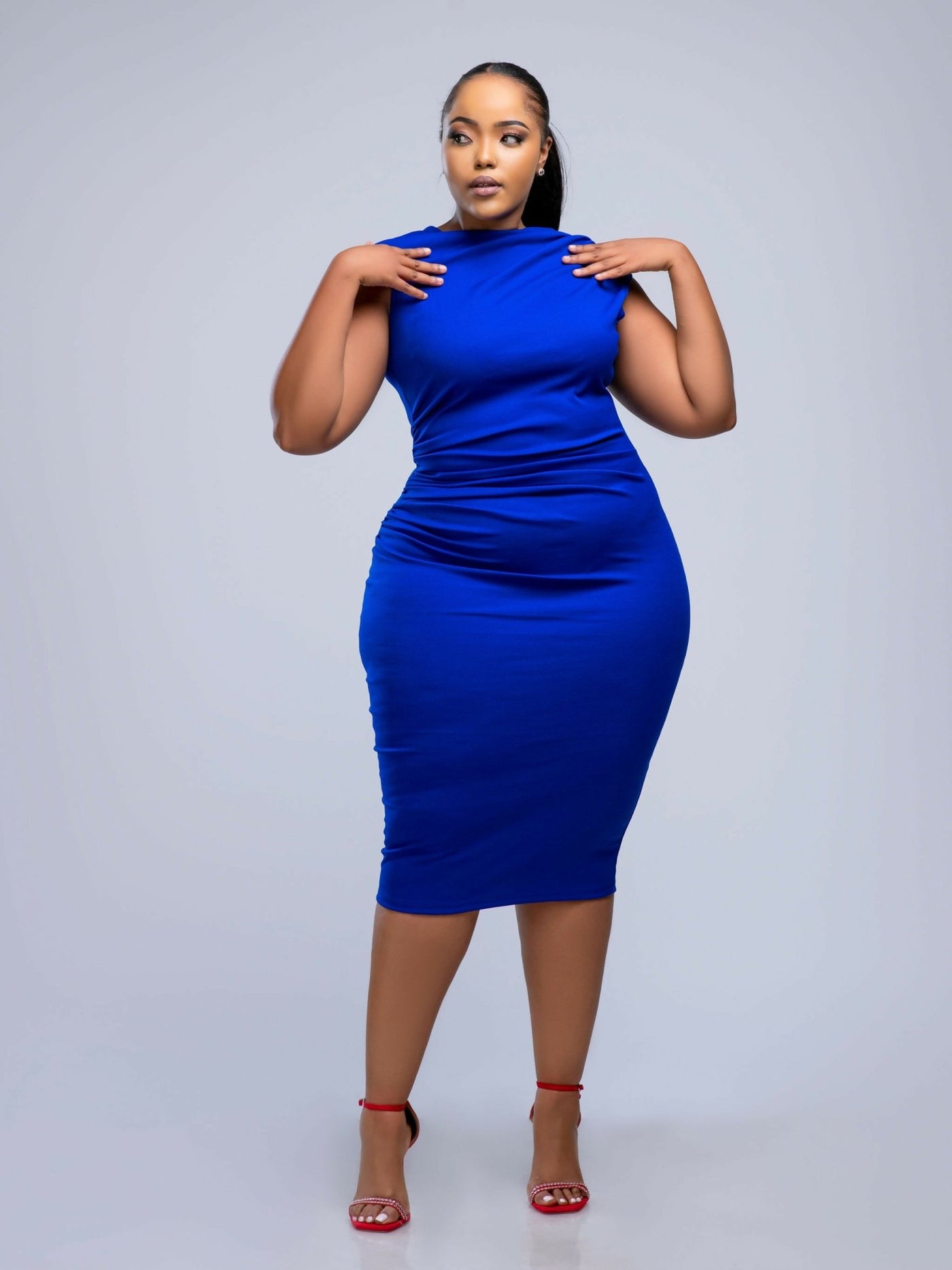 Plainchic Chelu Bodycon - Cobalt Blue - Shopzetu