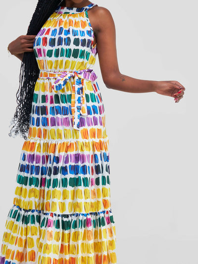 Stylish Sisters Maxi Dress - Multicolored - Shopzetu