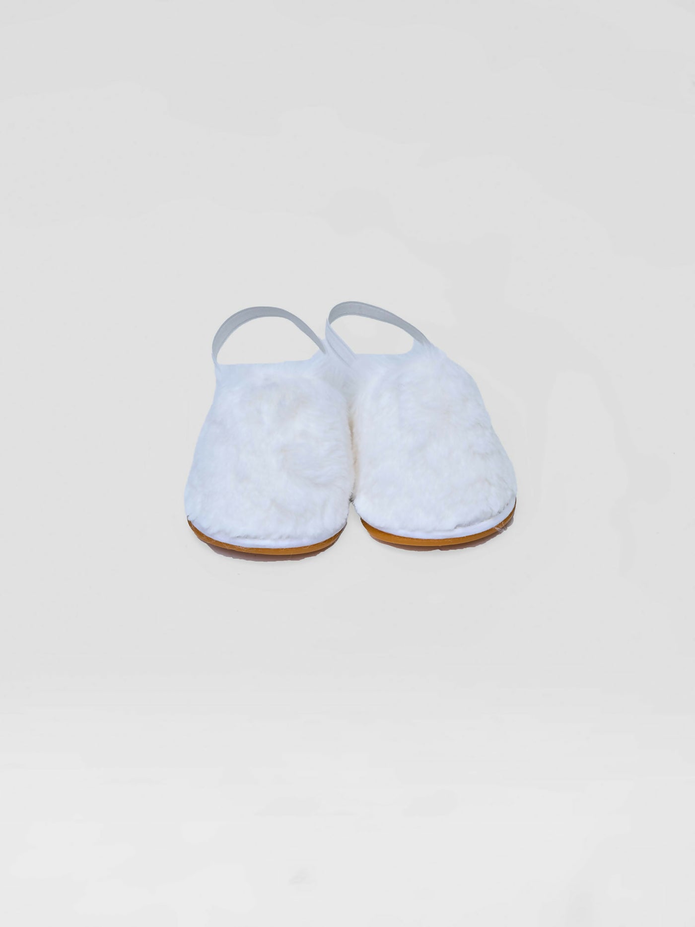 Baby Shoes Chateau Princess Fur Sandal - White