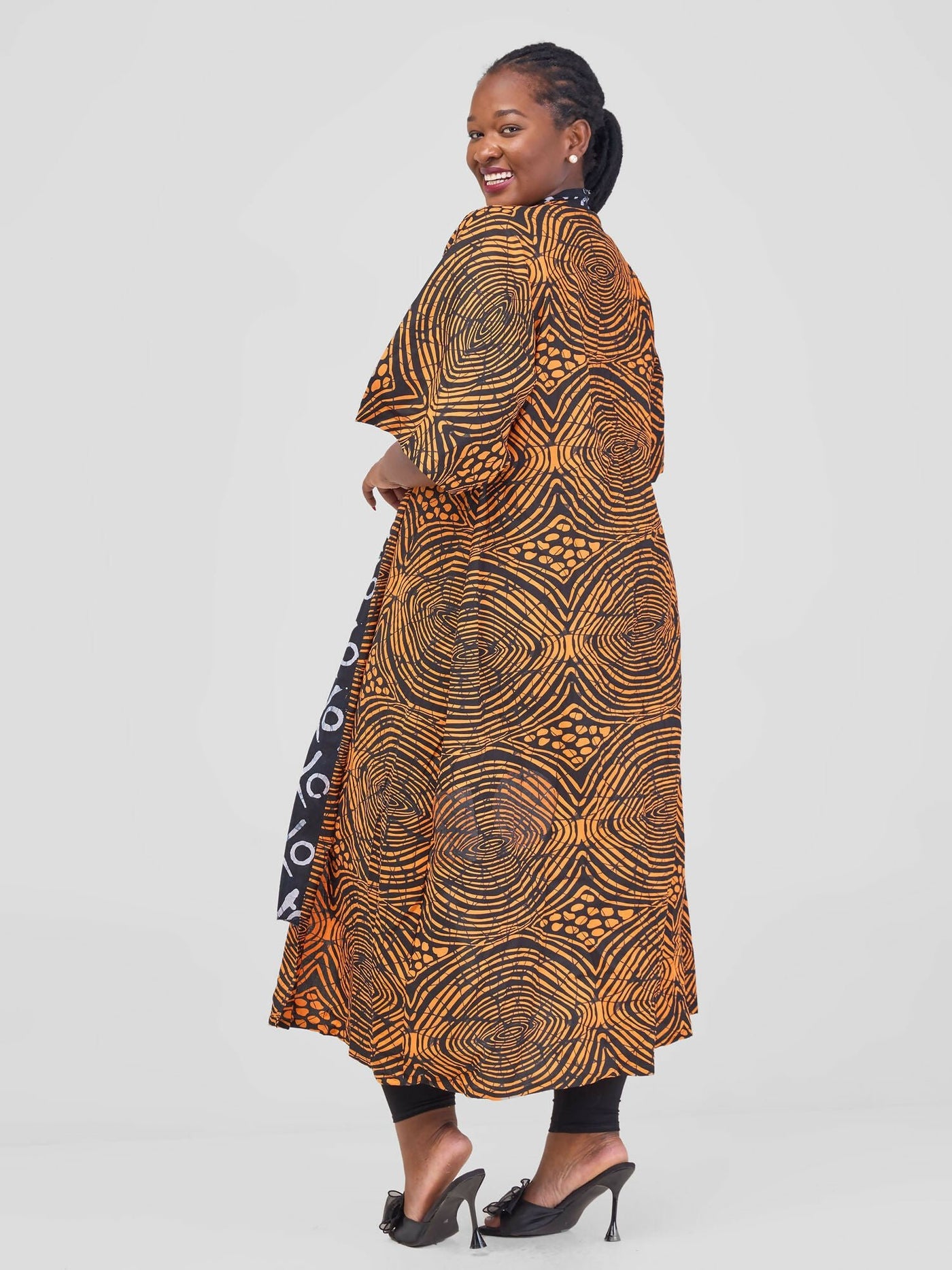 Bella Wangu Tribal Print Kimono - Tribal - Shopzetu