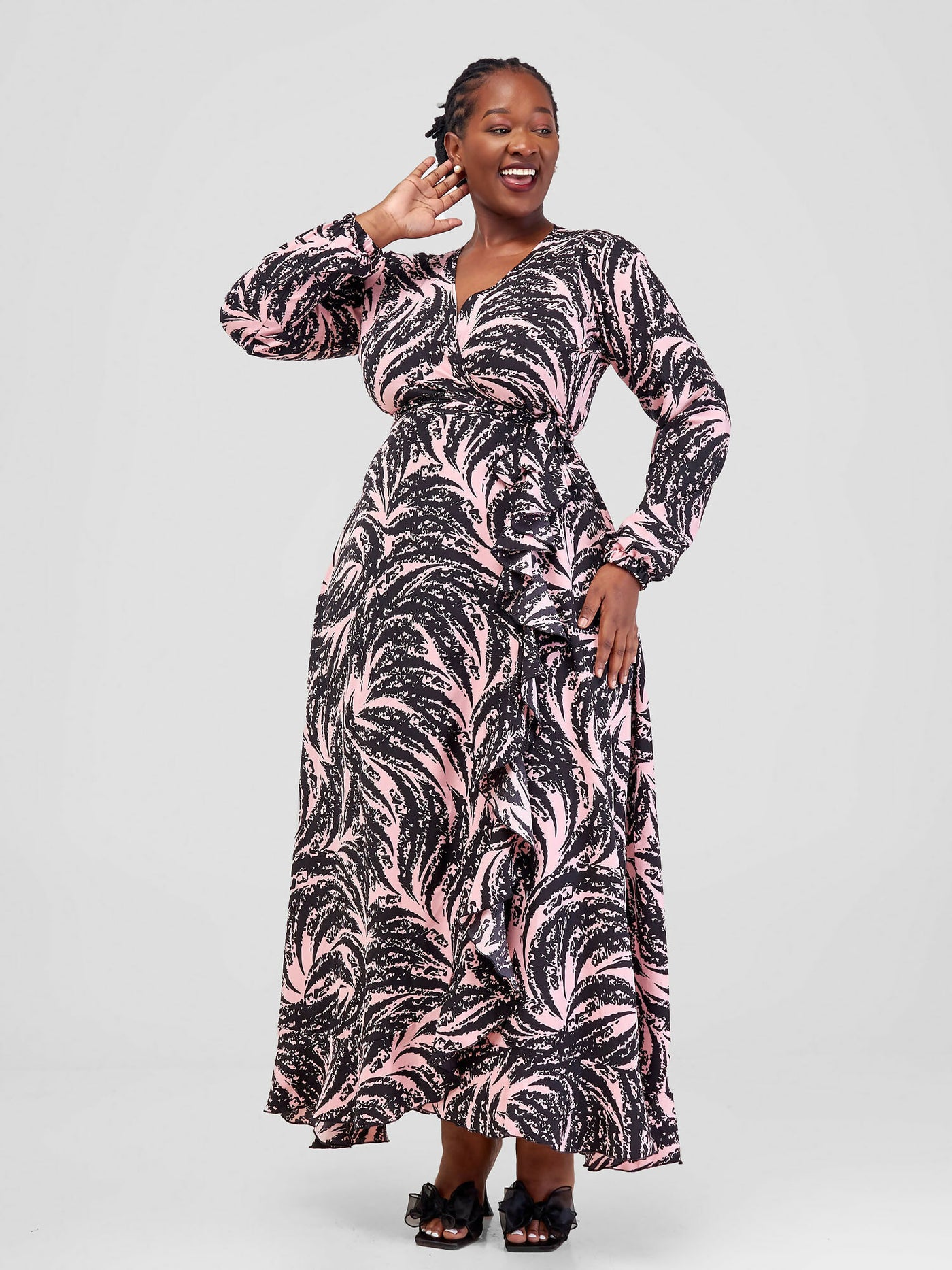 Salok Havilah Wear Kyra Dress - Pink Print