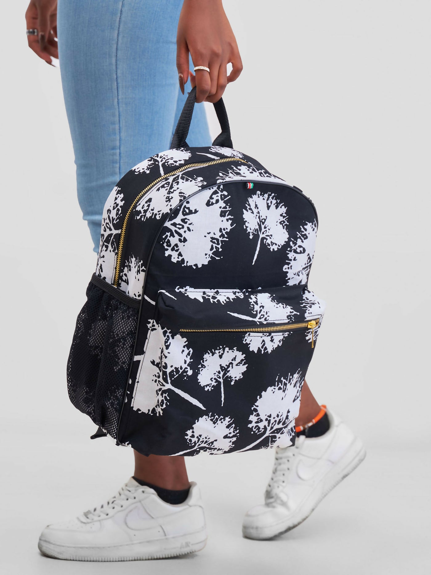 Ankara Artifacts Thandi Backpacks - Black / White