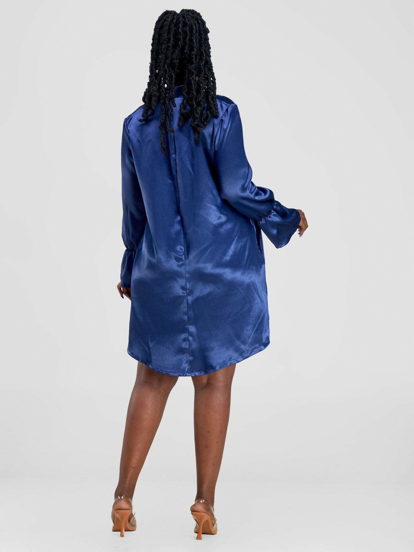 Kilele Collection Subira Shift Dress - Blue - Shopzetu