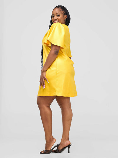 Ninna Shift Dress - Mustard