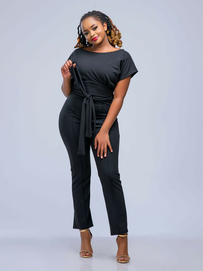 Plainchic Zari Jumpsuit - Black - Shopzetu