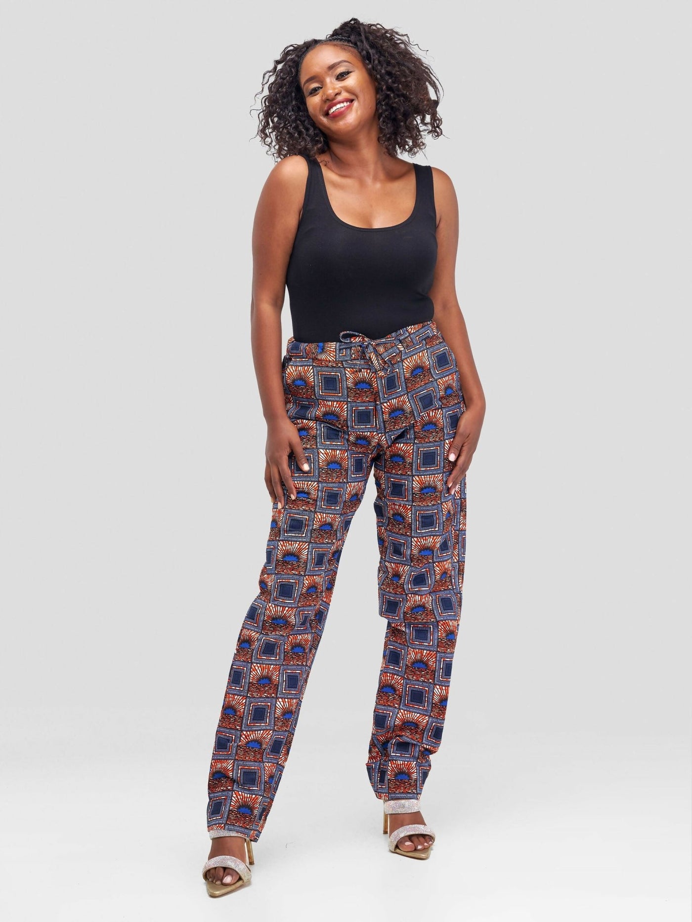 Nefpatra Ankara Pants - Orange - Shopzetu