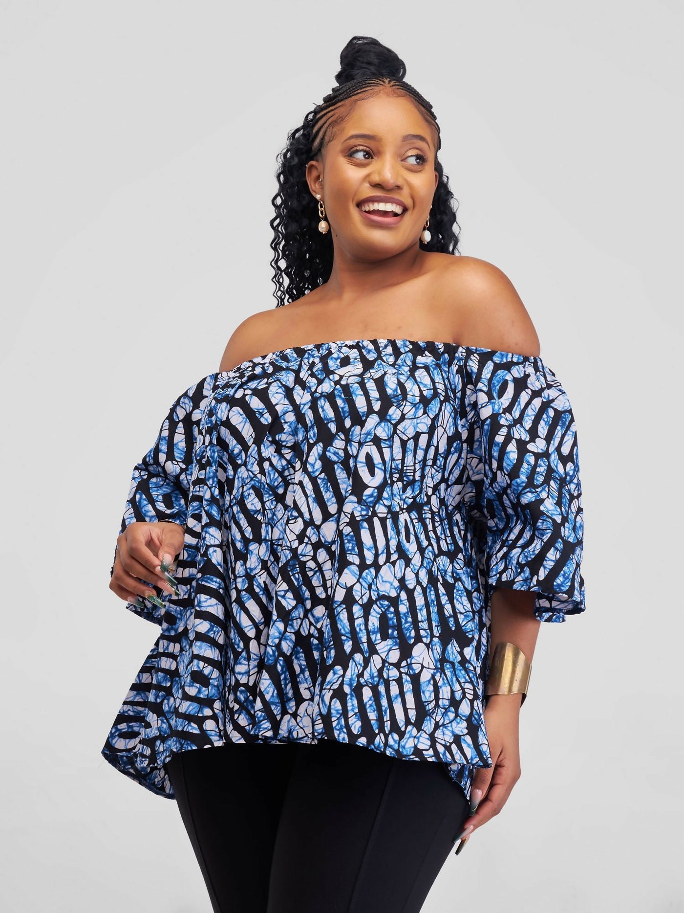 Dewuor Mbua Top - Blue - Shopzetu