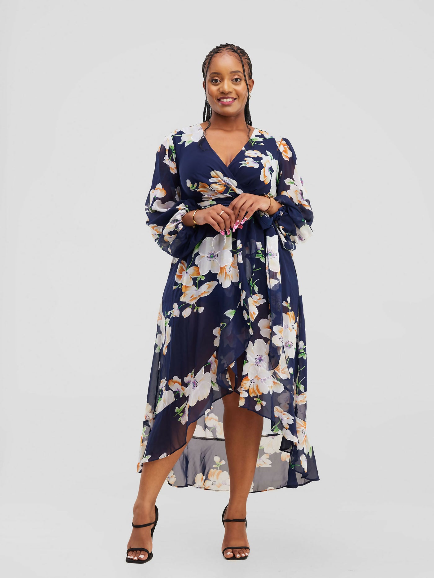 Nika Bonica Shani Dress - Navy Blue