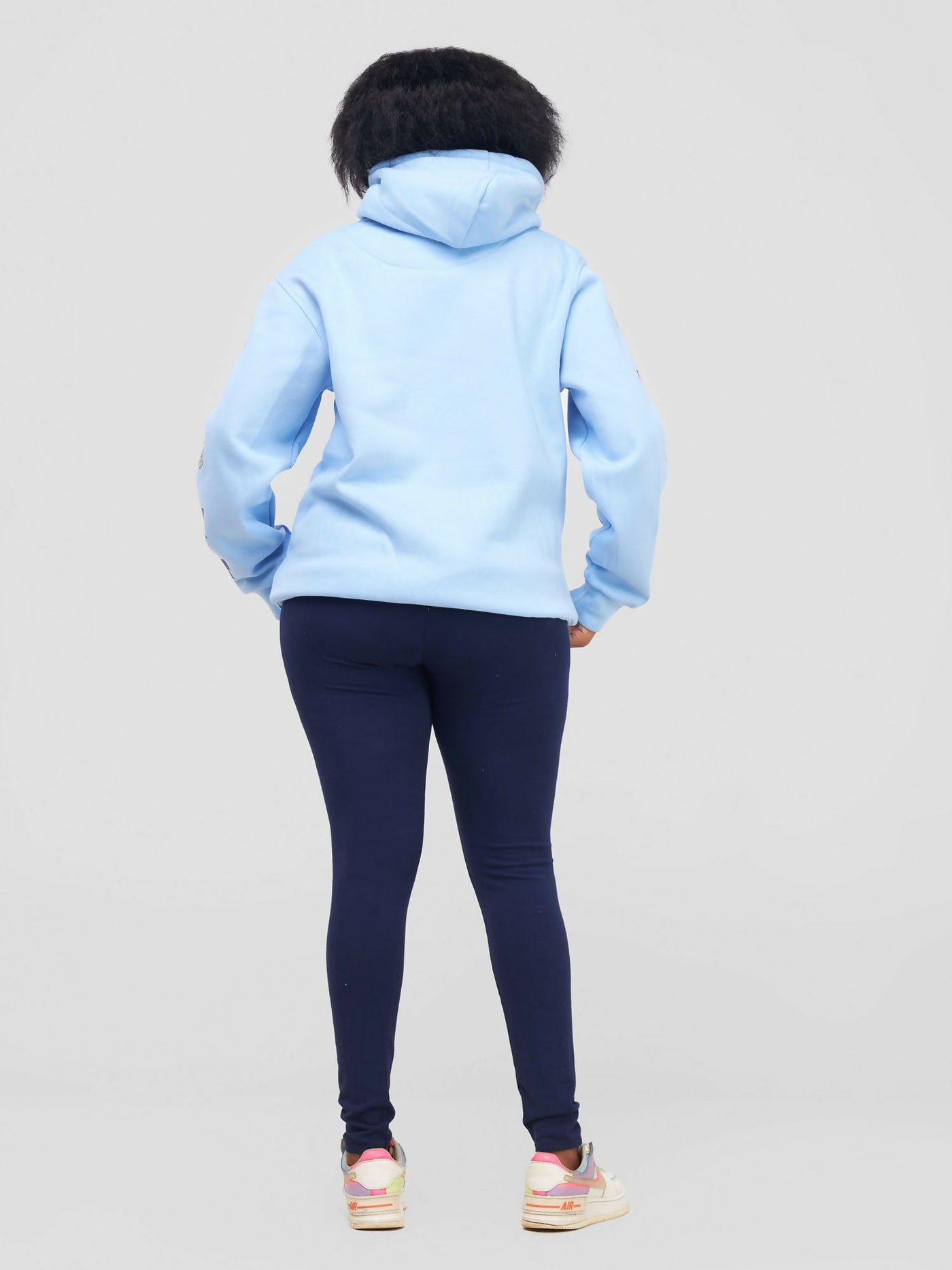 Zia Africa "Love Yourself" Hoodie - Blue