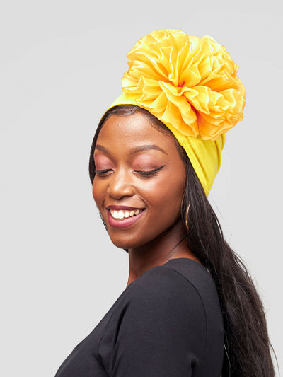 Eleganzia Stylez Fancy Headwrap - Yellow
