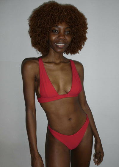 Paxwear V - Cut Red Bikini - Red - Shopzetu