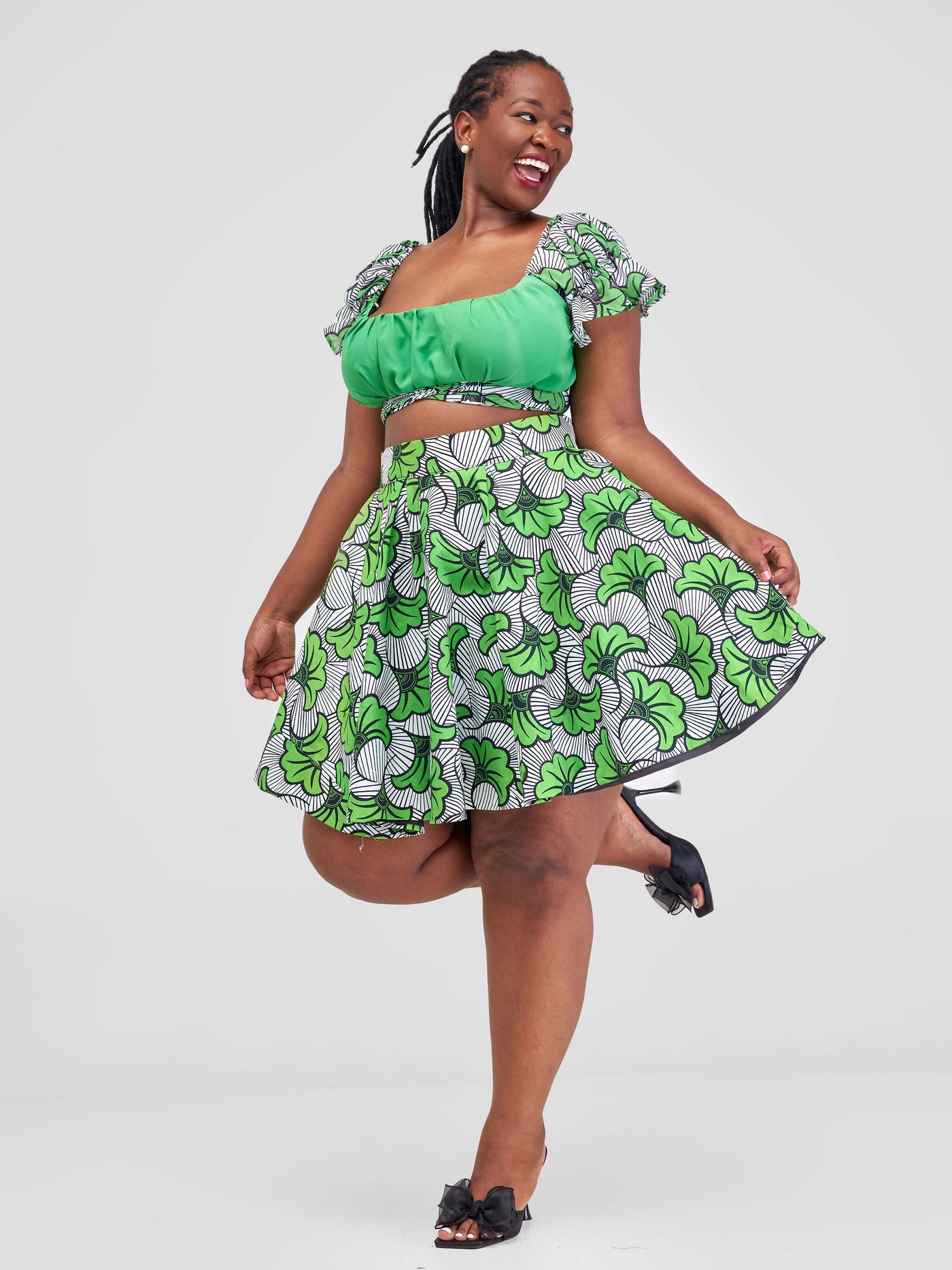 Nefpatra Nia Dress - Green