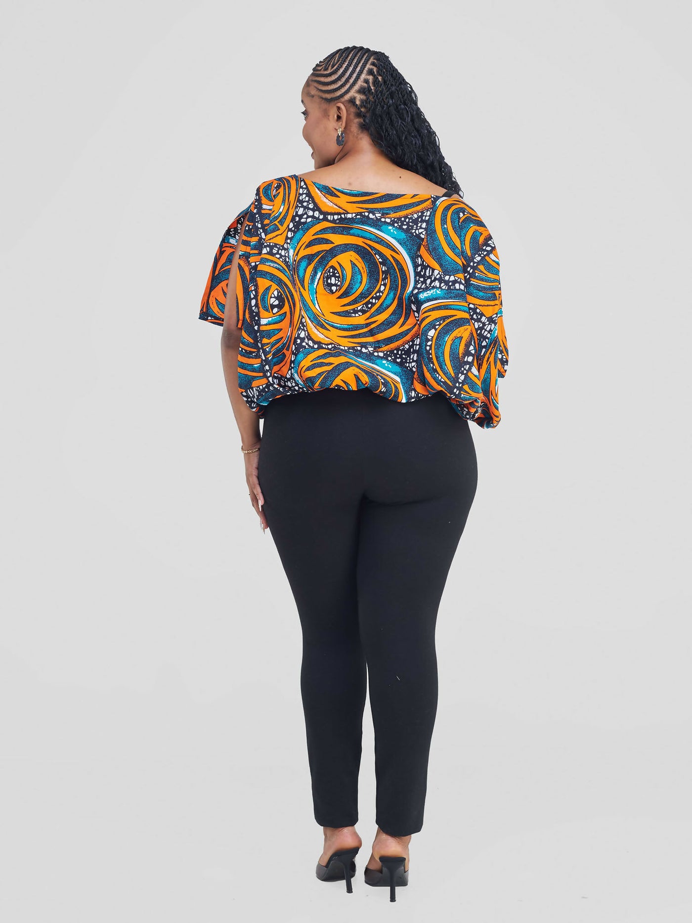 Ankara Top - Orange - Shopzetu