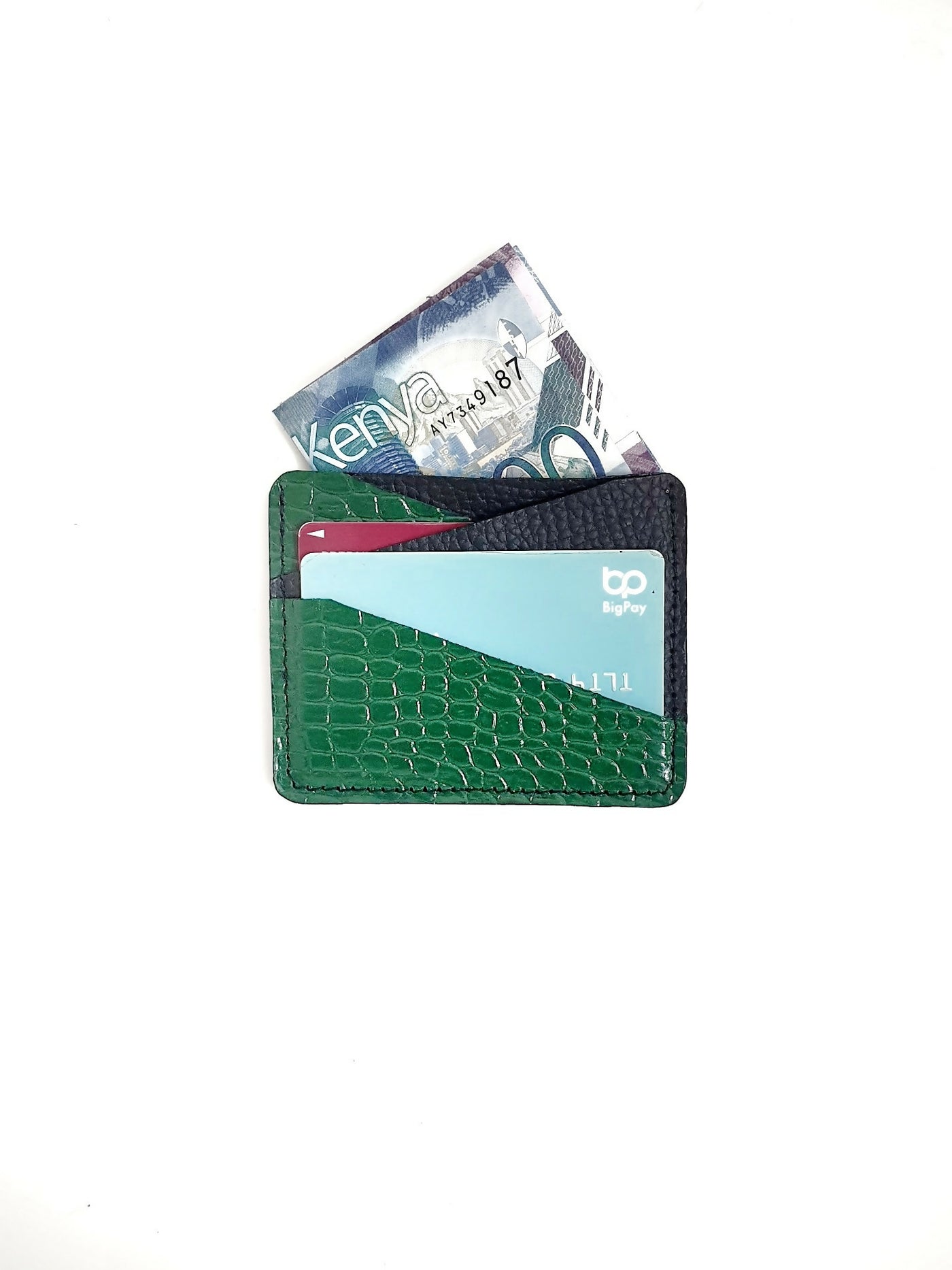 Luxaltra Neo Cardholder Wallet - Black / Emerald