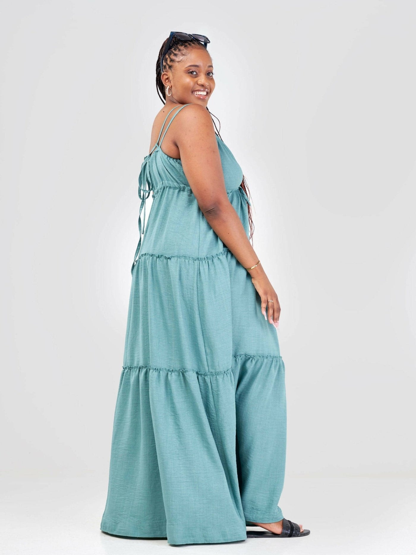 Elsie Glamour Riley Maxi Dress - Mint Green - Shopzetu