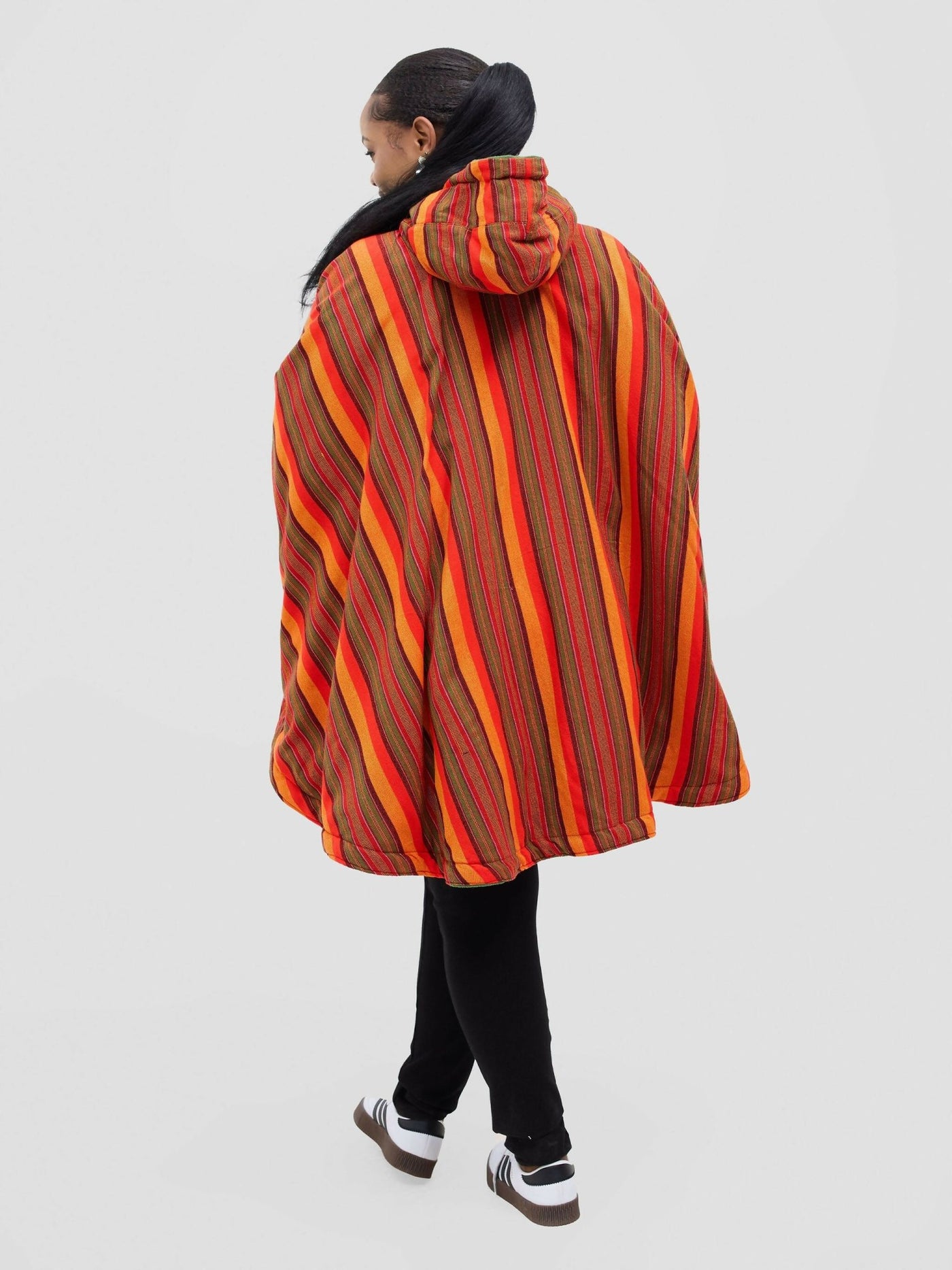 Solar Poncho - Orange / Red - Shopzetu