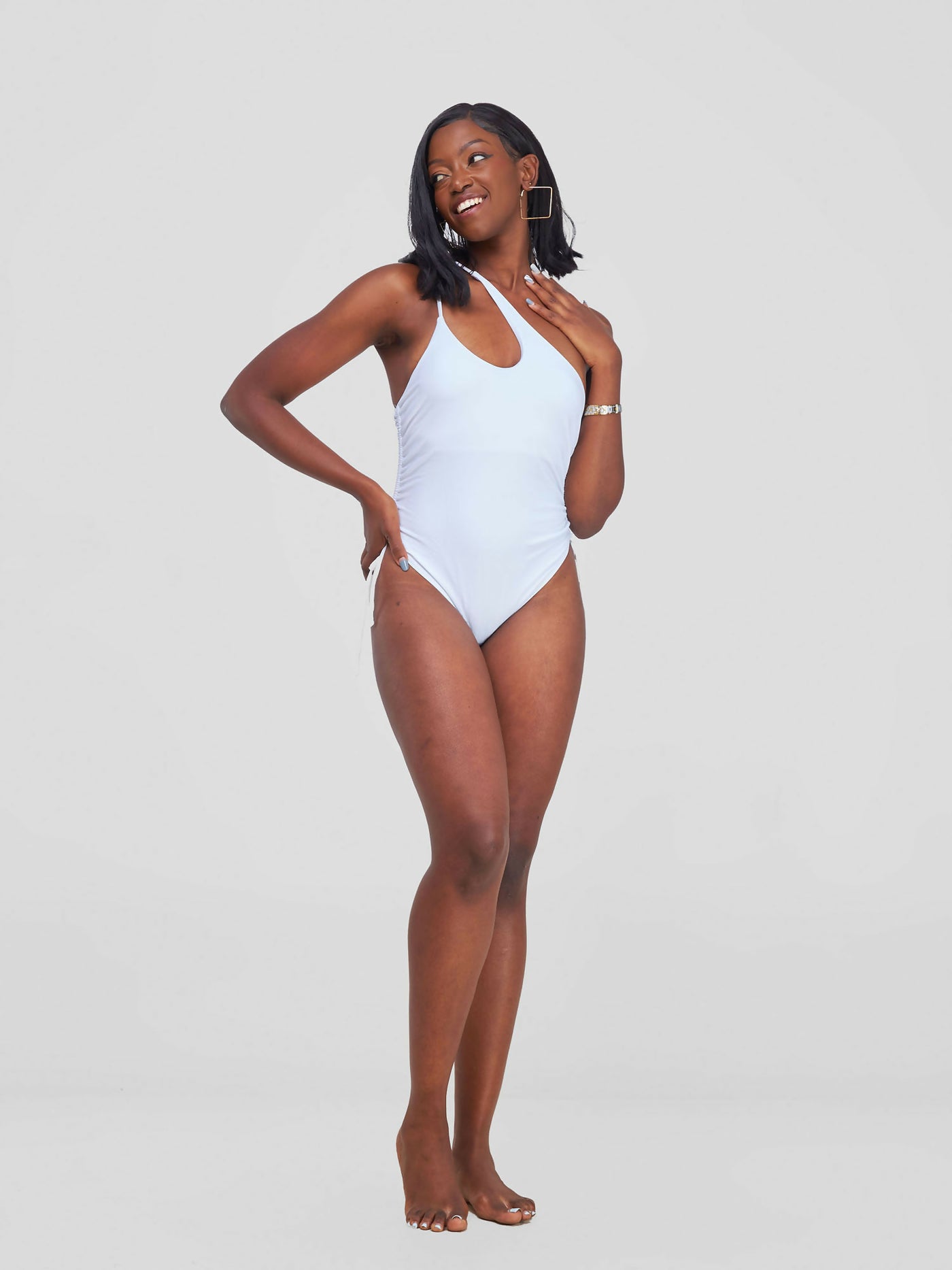 Shells Attic Swimwear Suit Monokini - White