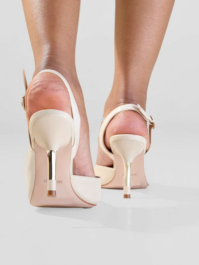 Nine West Albany Slingback Heel - Nude - Shopzetu