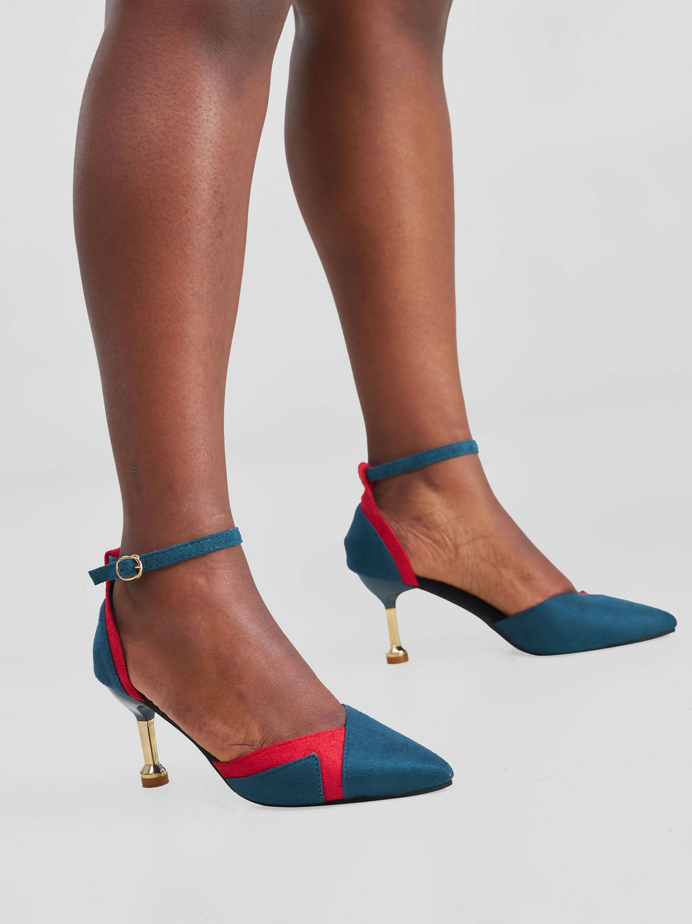 Modern Shop Collection D'orsay Heel - Green / Red