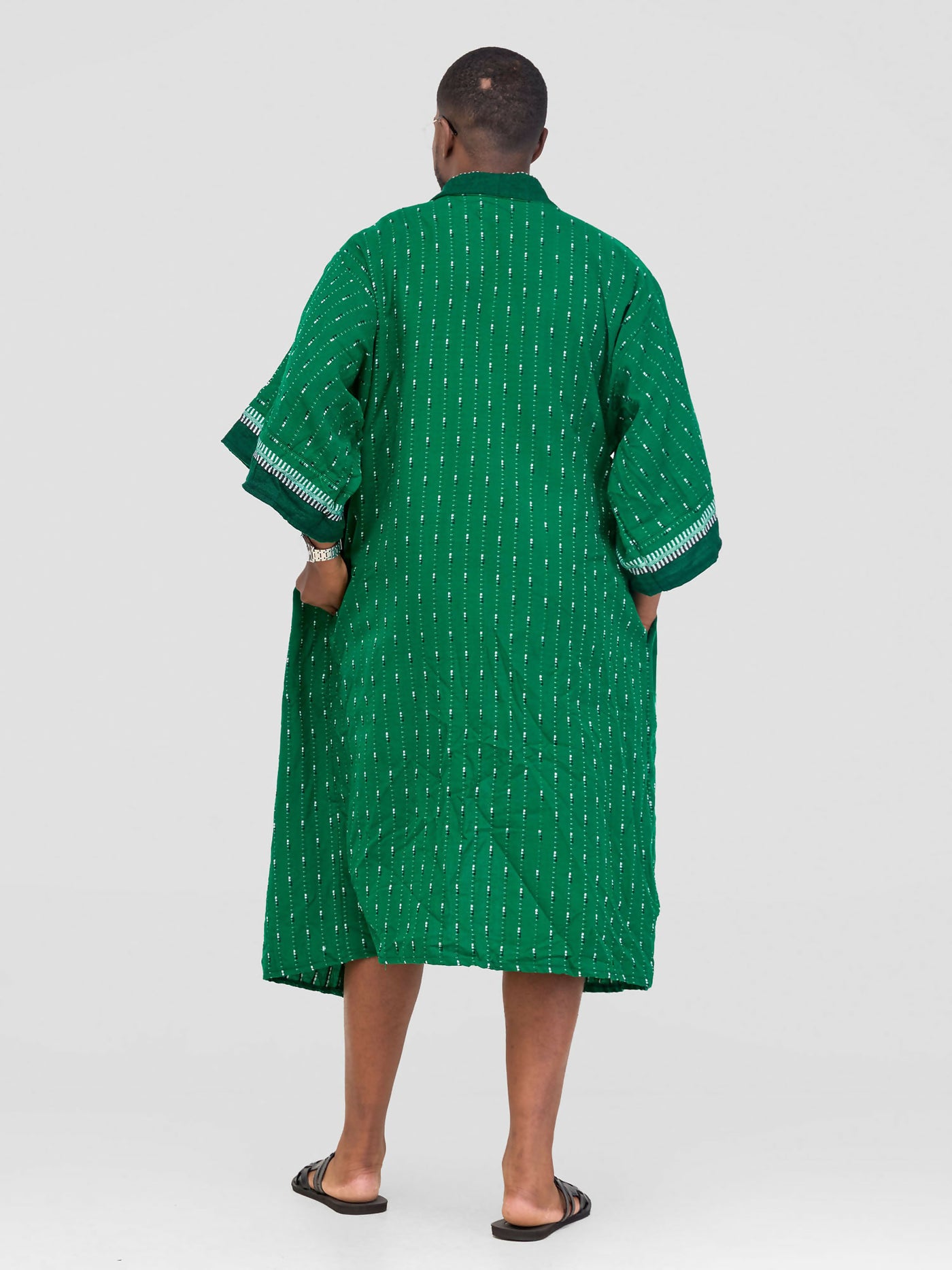 Liquid Lemn Tribal Kimono - Emerald Green - Shopzetu