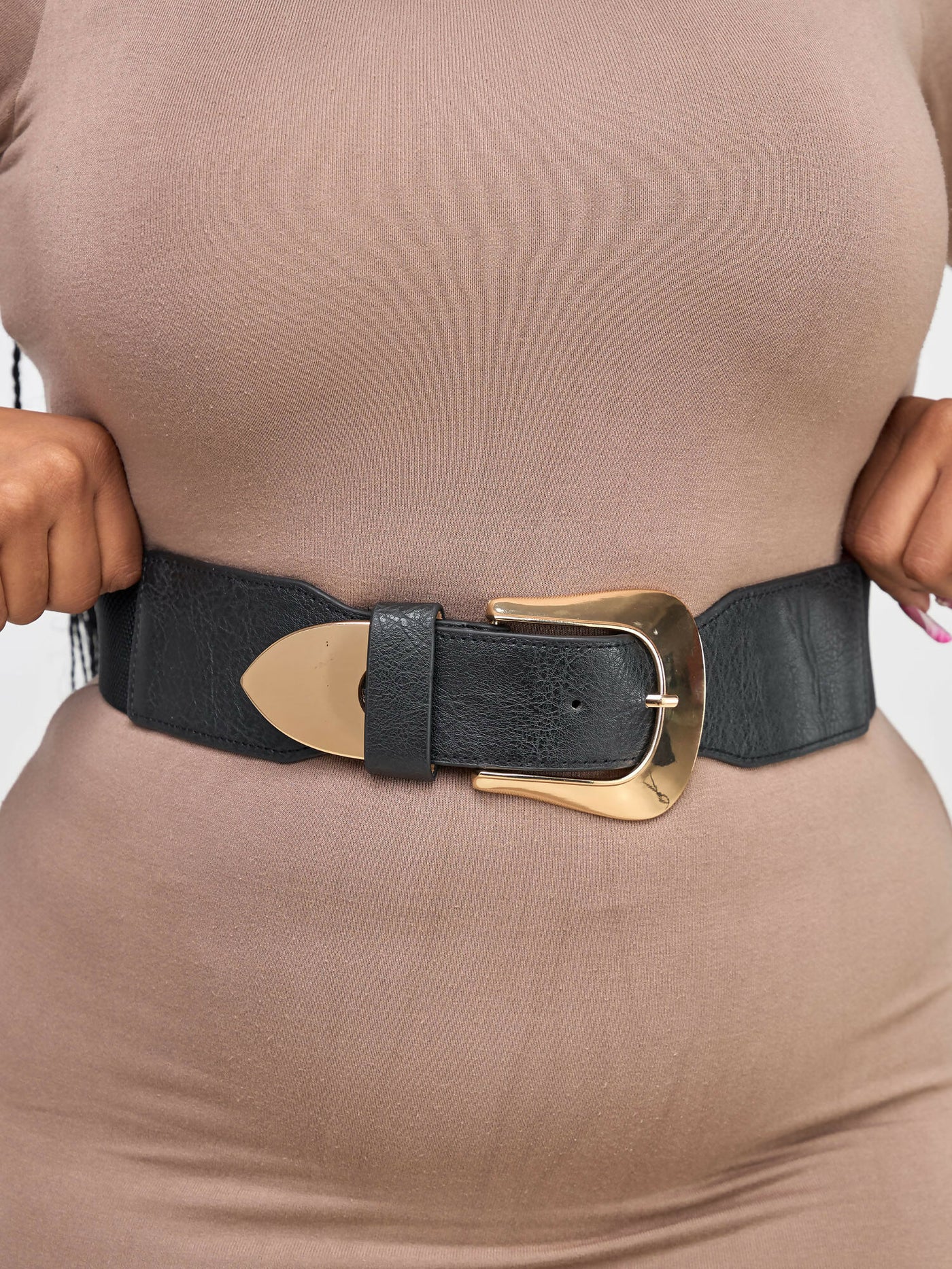 Afrodame Slik Waist Belt - Black