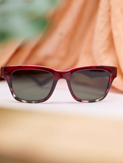 Waridi Eyewear Nyasi Bahari Sunglass - Maroon