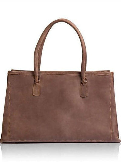 Wazawazi Sanga Briefcase - Brown - Shopzetu