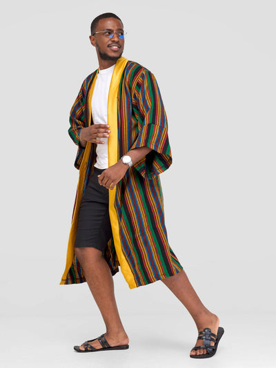 Liquid Lemn Unisex Earth Vibe Kimono - Multicolored - Shopzetu