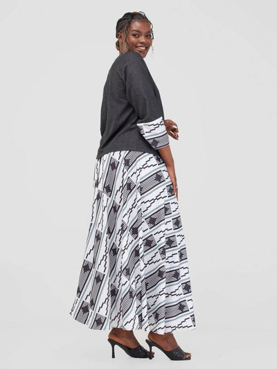 Afafla Lady Skirt Suit - Black - Shopzetu