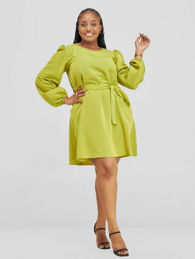 Lizola Chiazokam Shift Dress - Green - Shopzetu