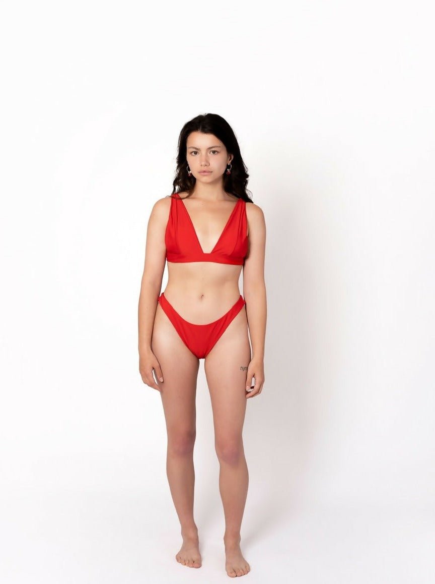 Paxwear V - Cut Red Bikini - Red - Shopzetu