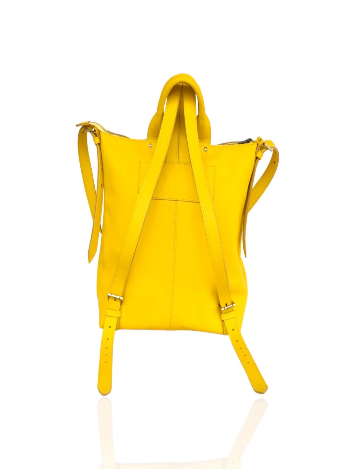 Mwende Ladies Backpack - Yellow - Shopzetu