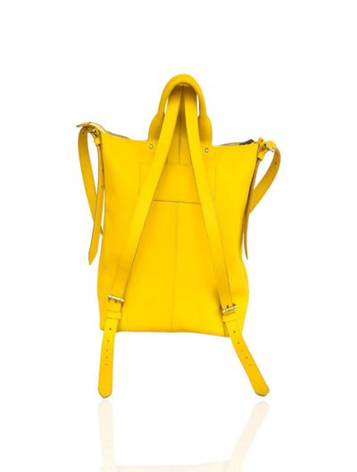 Mwende Ladies Backpack - Yellow - Shopzetu