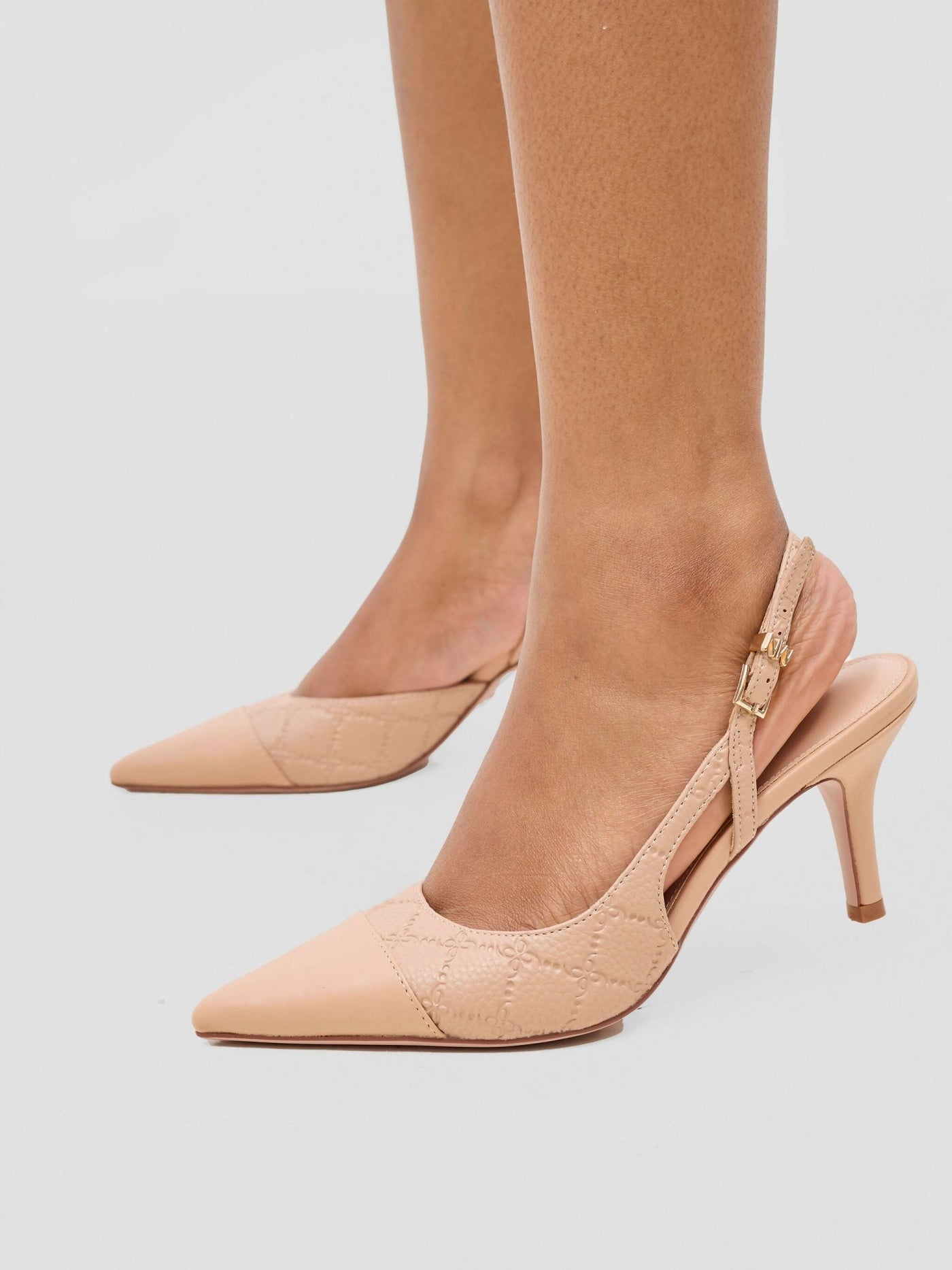 Nine West Sabina Slingback Heel - Nude - Shopzetu