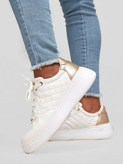 Nine West Seliot Sneaker - White - Shopzetu