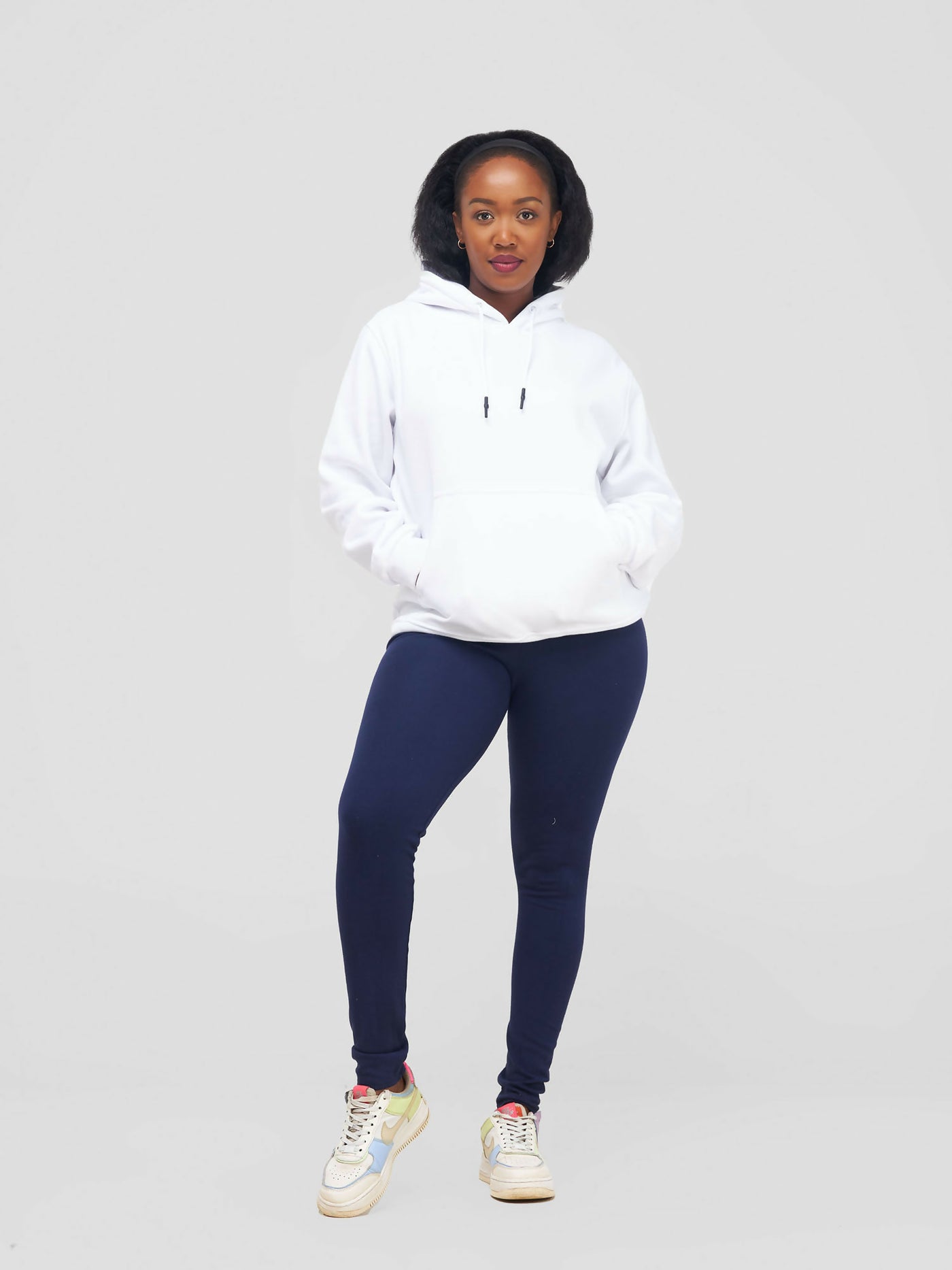 Zia Africa "Know Your Worth Babes" Hoodie - White