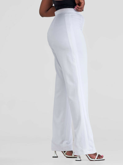 Tayari Fashion House Zula Official Trouser - White