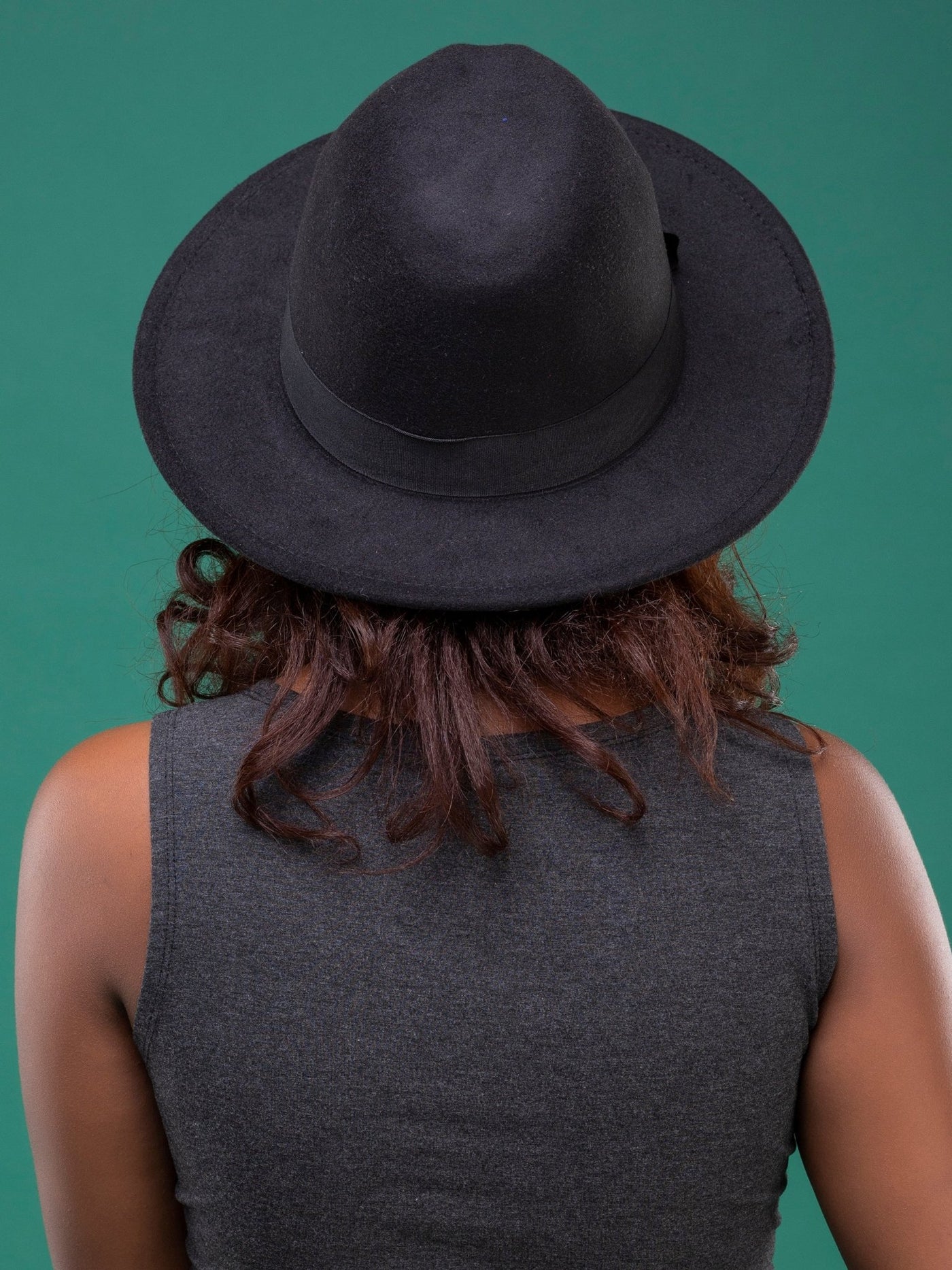 AfroDame Fedora Hat - Black - Shopzetu