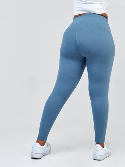 Ava Fitness Bella Workout Leggings - Code Blue - Shopzetu