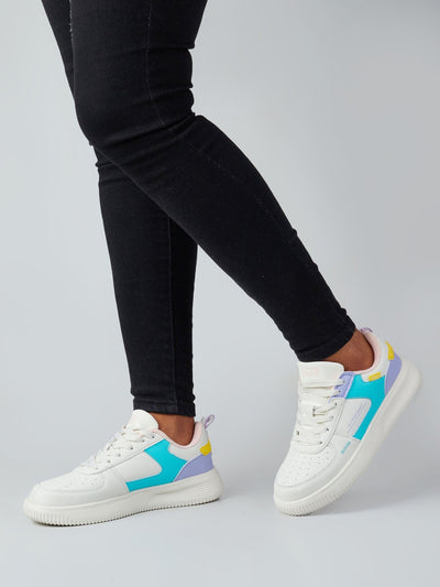 Ziatu Women's Out Of Boundary Sneakers - Blue / Lilac - Shopzetu