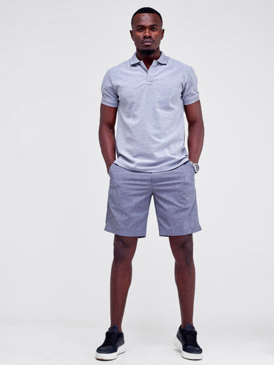Alladin Per Men's Shorts - Grey - Shopzetu