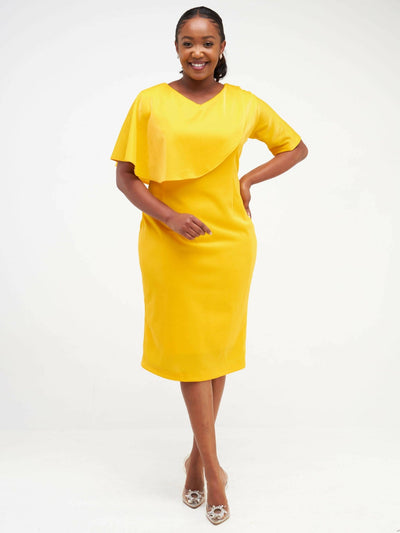 Dewuor Chao Dress - Yellow - Shopzetu
