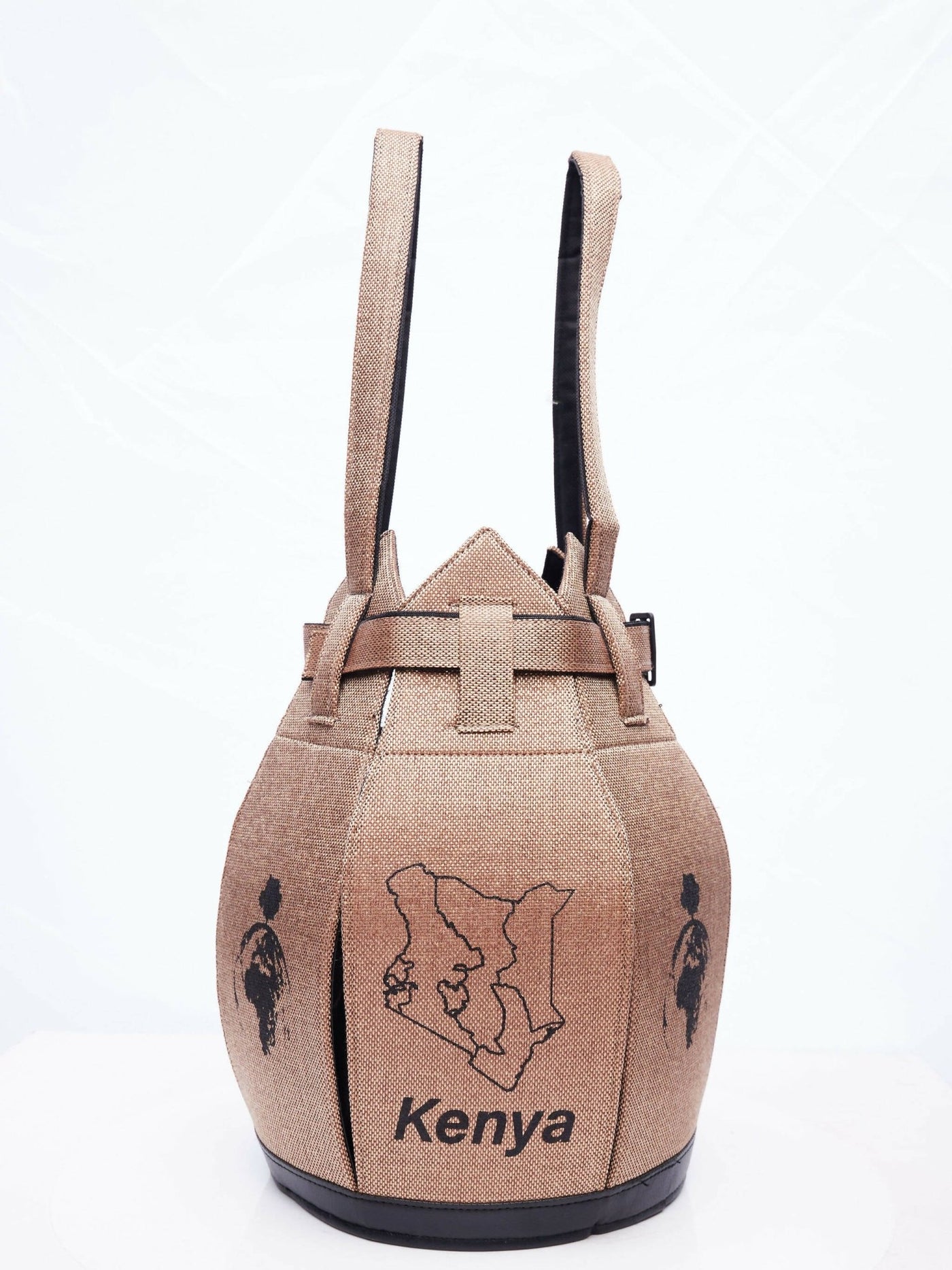 Kuldra Pineapple Spike Handbag Kenya - Ash - Shopzetu