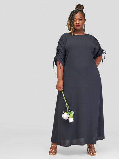 Salok Havilah Mirabel Maxi Dress - Black - Shopzetu