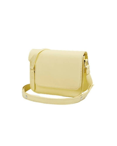 Slaks World Fashion Casual Woman Flap Handbag - Mustard - Shopzetu