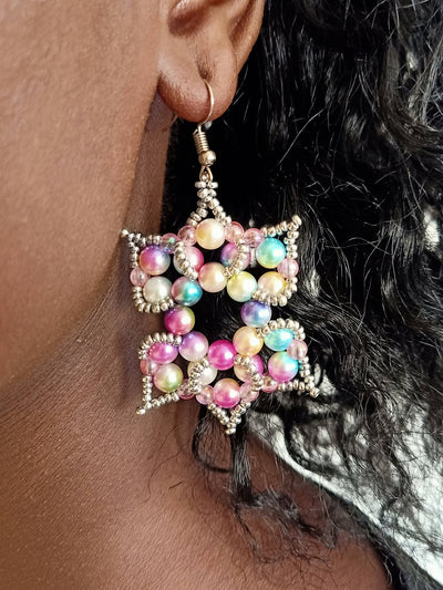 Xara Gems Zidi Earrings - Multicolored - Shopzetu