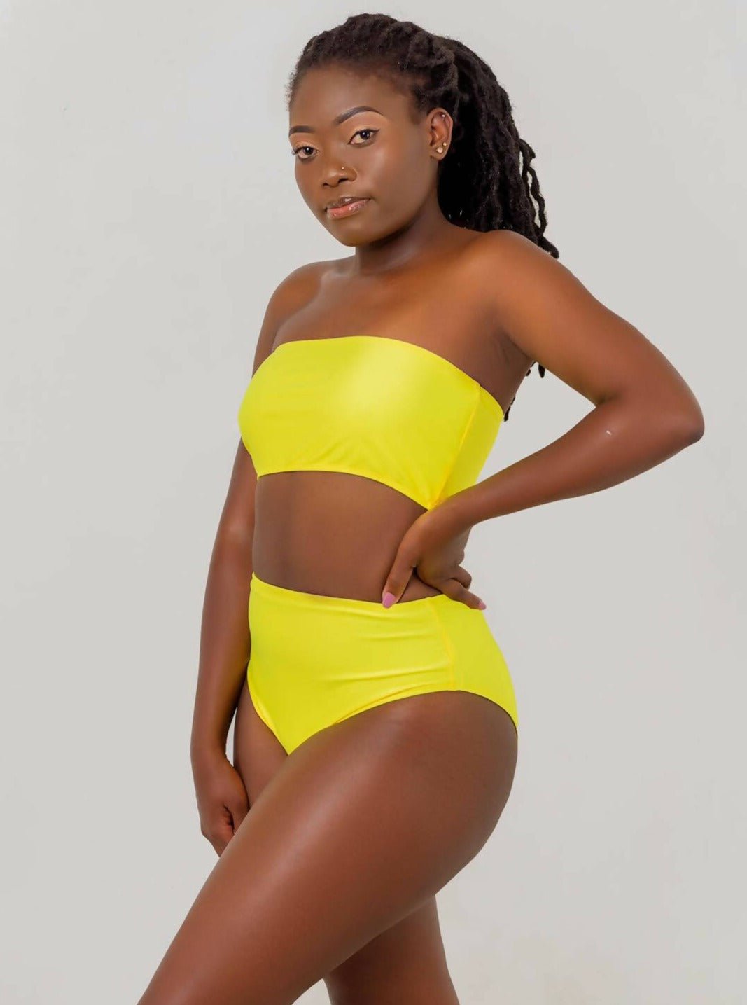 Paxwear Two Piece Bikini - Yellow - Shopzetu