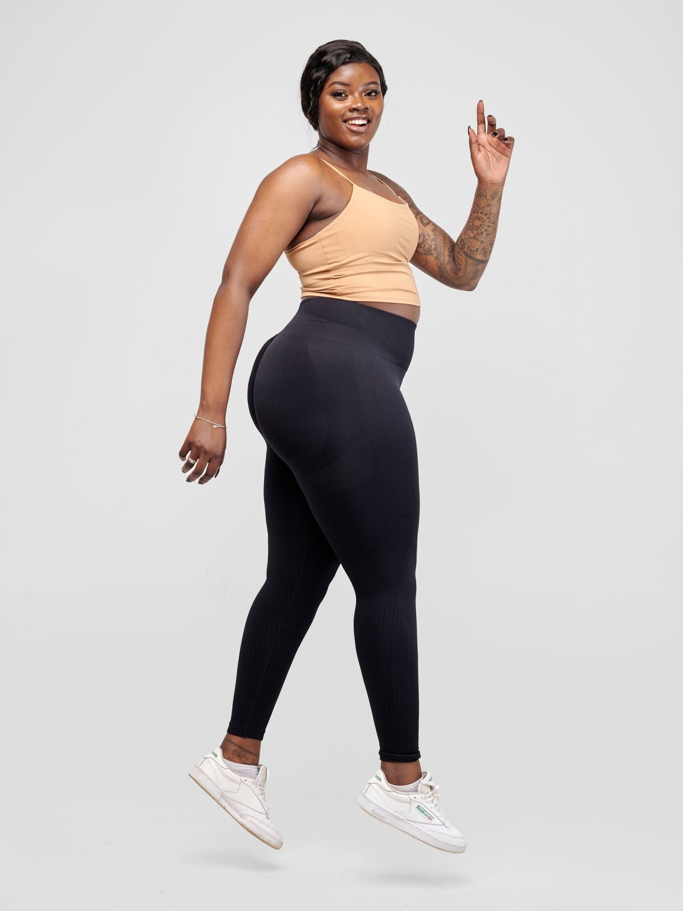 Ava Fitness Cami Workout TankTop - Light Brown - Shopzetu